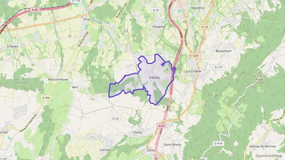 Appartement 75 m² cinq pièces à vendre à Présilly