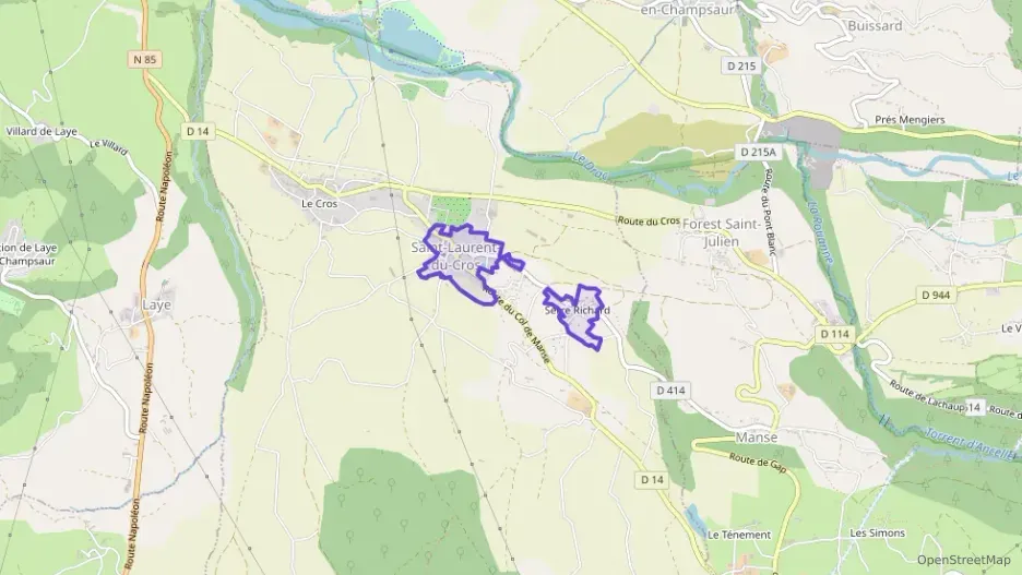 Appartement 54 m² deux pieces à vendre à Saint-Laurent-du-Cros Appartement 54 m² deux pieces à vendre à Saint-Laurent-du-Cros