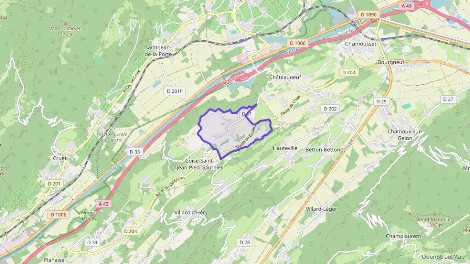 Appartement 67 m² trois pièces à vendre à Coise-Saint-Jean-Pied-Gauthier