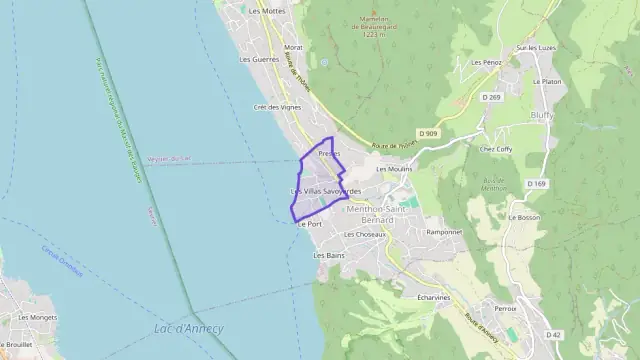 Appartement 58 m² trois pièces à vendre à Menthon-Saint-Bernard