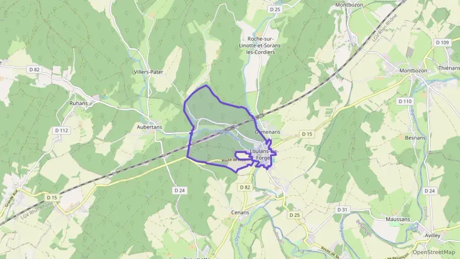 Appartement 60 m² deux pieces à vendre à Loulans-Verchamp Appartement 60 m² deux pieces à vendre à Loulans-Verchamp