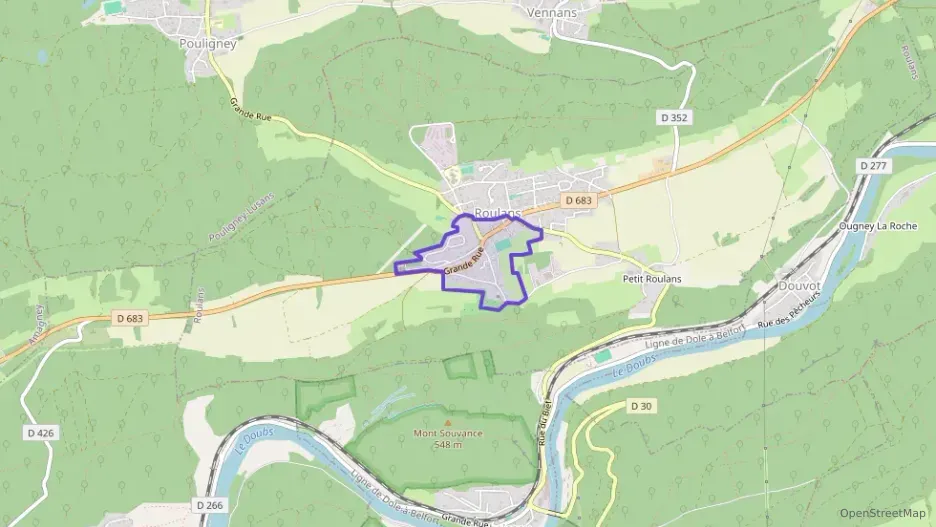 Appartement 90 m² cinq pièces à vendre à Roulans Appartement 90 m² cinq pièces à vendre à Roulans