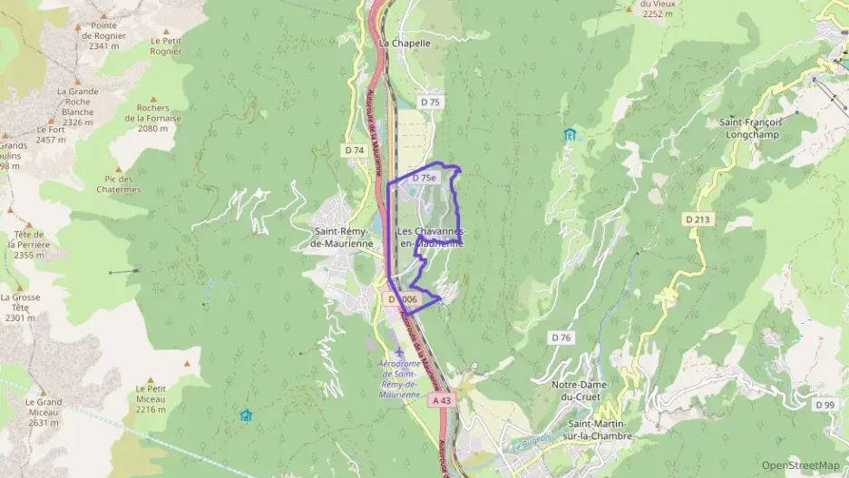 Appartement 20 m² une piece à vendre à Les Chavannes-en-Maurienne Appartement 20 m² une piece à vendre à Les Chavannes-en-Maurienne