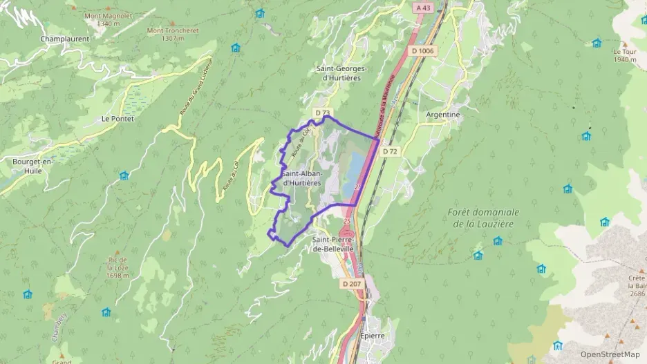 Appartement 90 m² trois pièces à vendre à Saint-Alban-d`Hurtières