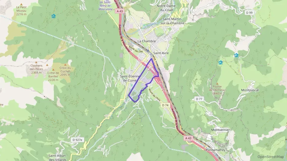 Appartement 42 m² deux pieces à vendre à Sainte-Marie-de-Cuines