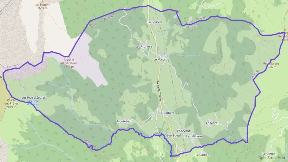 Appartement 70 m² quatre pièces à vendre à Serraval Appartement 70 m² quatre pièces à vendre à Serraval