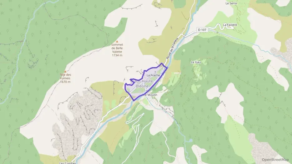 Appartement 90 m² une piece à vendre à Prads-Haute-Bléone