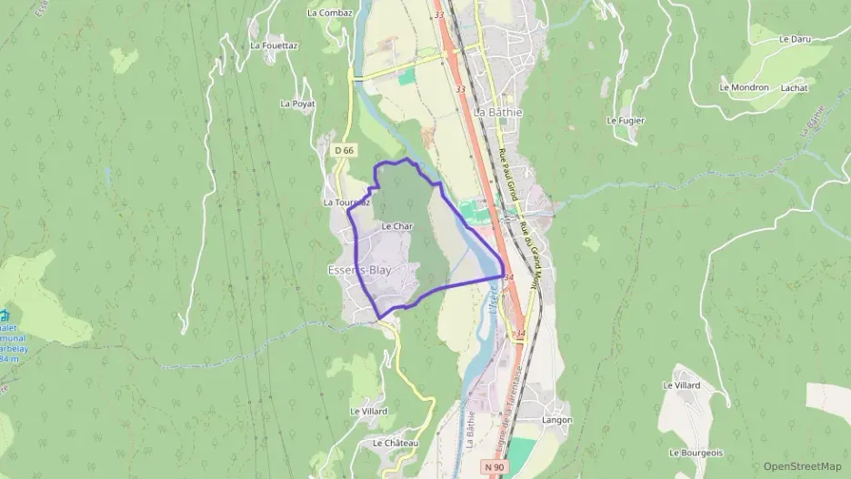 Appartement 52 m² deux pieces à vendre à Esserts-Blay