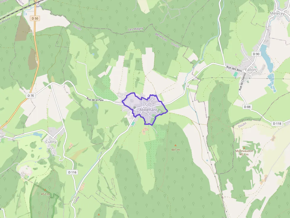 Appartement 58 m² trois pièces à vendre à Abbenans