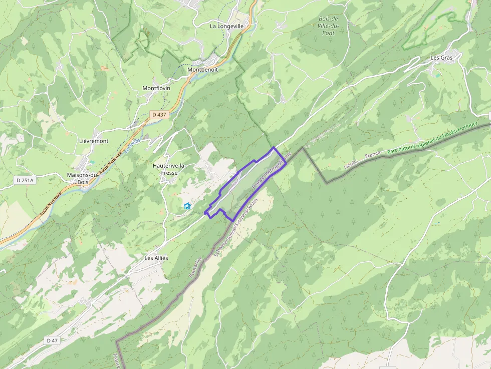 Appartement 100 m² trois pièces à vendre à Hauterive-la-Fresse