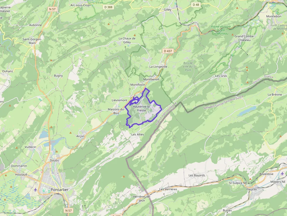 Appartement 53 m² deux pieces à vendre à Hauterive-la-Fresse