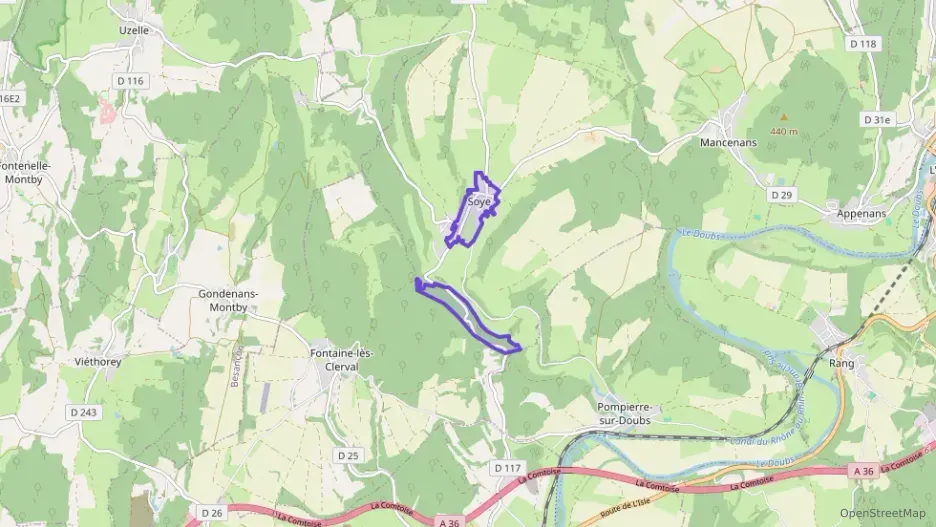 Appartement 42 m² une piece à vendre à Soye