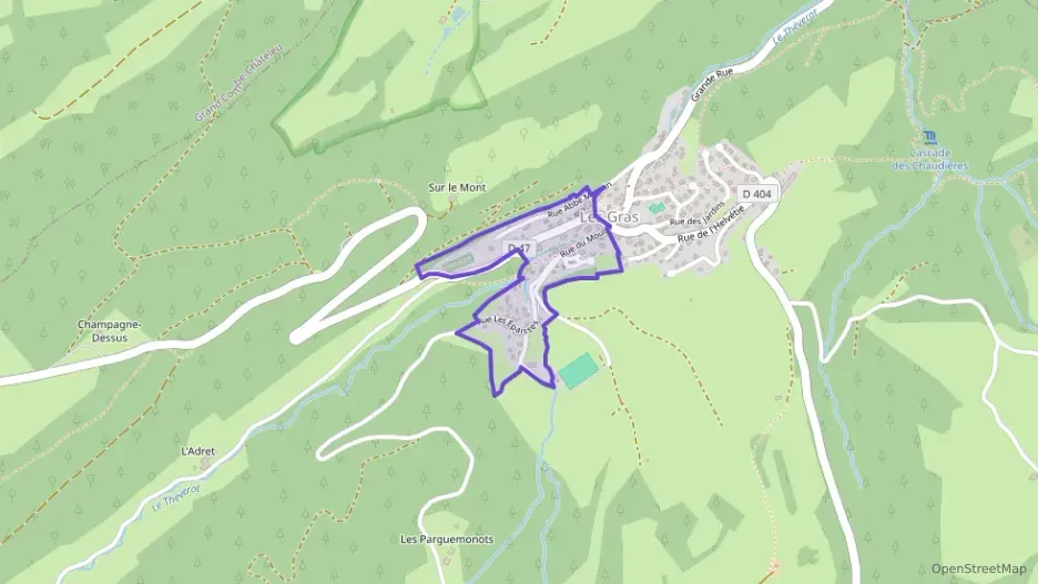 Appartement 66 m² trois pièces à vendre à Les Gras