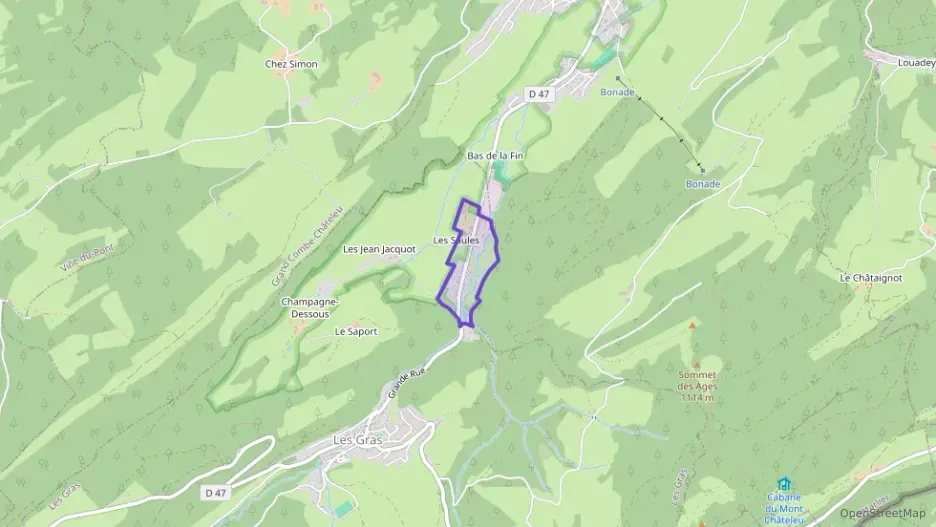 Appartement 82 m² trois pièces à vendre à Les Gras