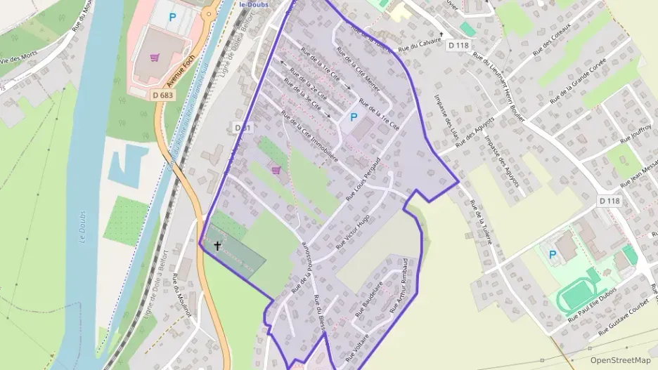 Appartement 61 m² deux pieces à vendre à L`Isle-sur-le-Doubs
