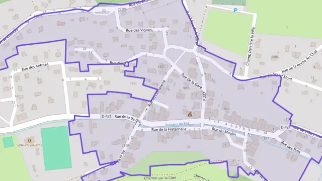 Appartement 95 m² quatre pièces à vendre à Saint-Maurice-Colombier