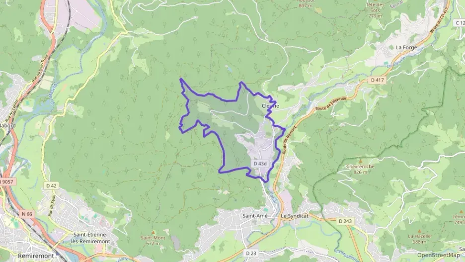 Appartement 70 m² trois pièces à vendre à Cleurie