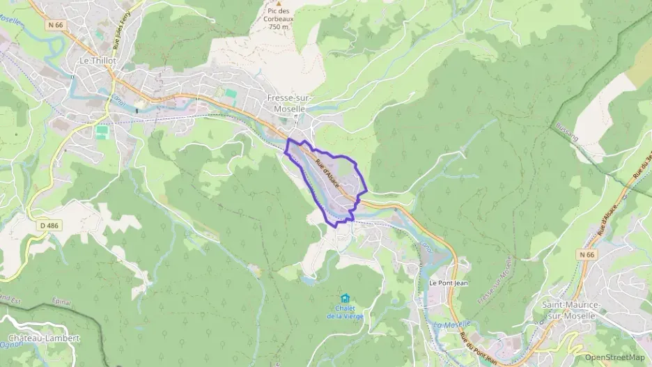Appartement 56 m² deux pieces à vendre à Fresse-sur-Moselle