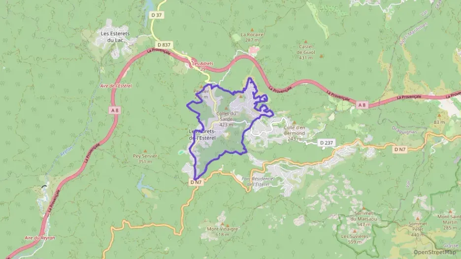 Appartement 48 m² deux pieces à vendre à Les Adrets-de-l`Estérel