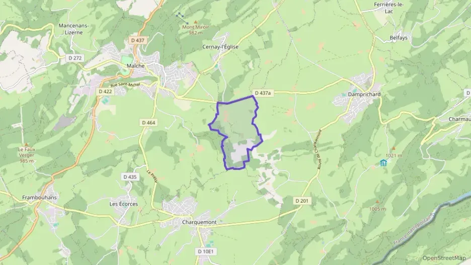 Appartement 43 m² deux pieces à vendre à Cernay-l`Église