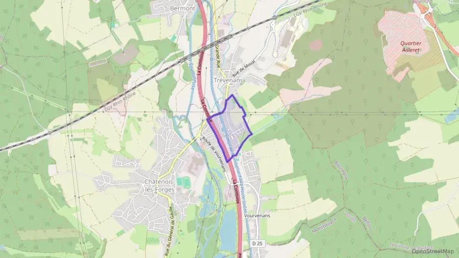 Appartement 88 m² quatre pièces à vendre à Trévenans Appartement 88 m² quatre pièces à vendre à Trévenans