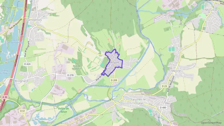 Appartement 112 m² quatre pièces à vendre à Allenjoie