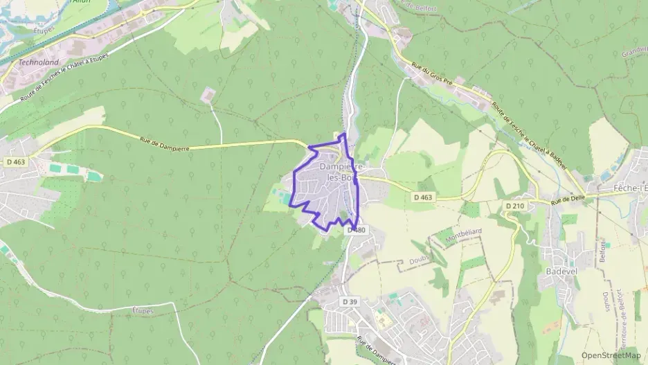 Appartement 60 m² trois pièces à vendre à Dampierre-les-Bois Appartement 60 m² trois pièces à vendre à Dampierre-les-Bois