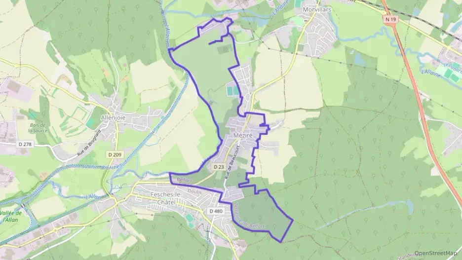 Appartement 71 m² quatre pièces à vendre à Méziré