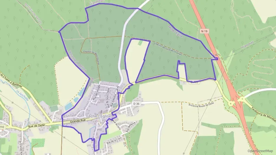 Appartement 45 m² une piece à vendre à Fêche-l`Église