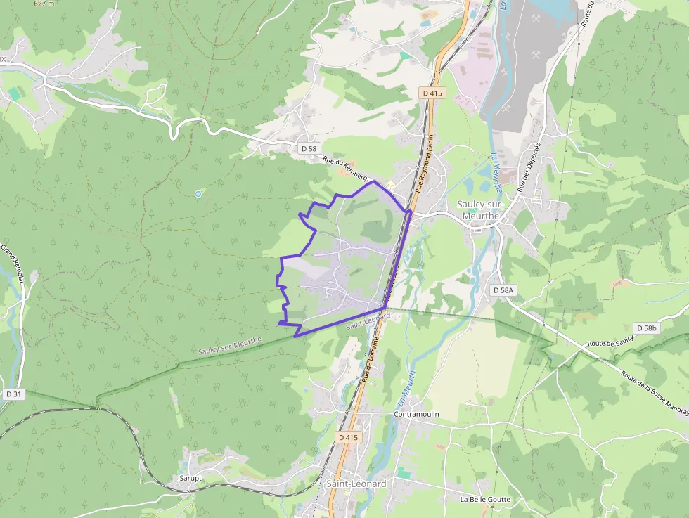 Appartement 55 m² trois pièces à vendre à Saulcy-sur-Meurthe