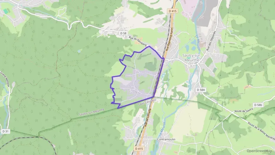 Appartement 55 m² trois pièces à vendre à Saulcy-sur-Meurthe Appartement 55 m² trois pièces à vendre à Saulcy-sur-Meurthe