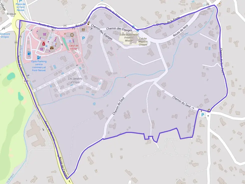 Appartement 60 m² trois pièces à vendre à Opio