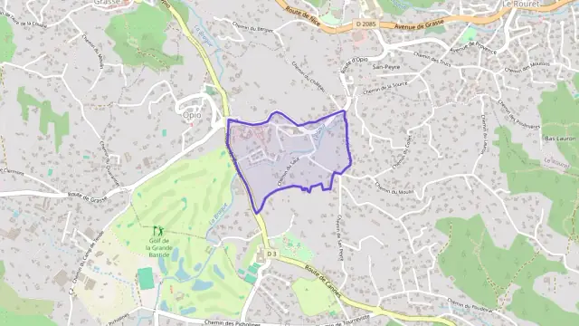 Appartement 60 m² trois pièces à vendre à Opio