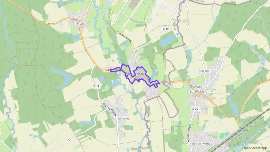 Appartement 43 m² deux pieces à vendre à Foussemagne Appartement 43 m² deux pieces à vendre à Foussemagne