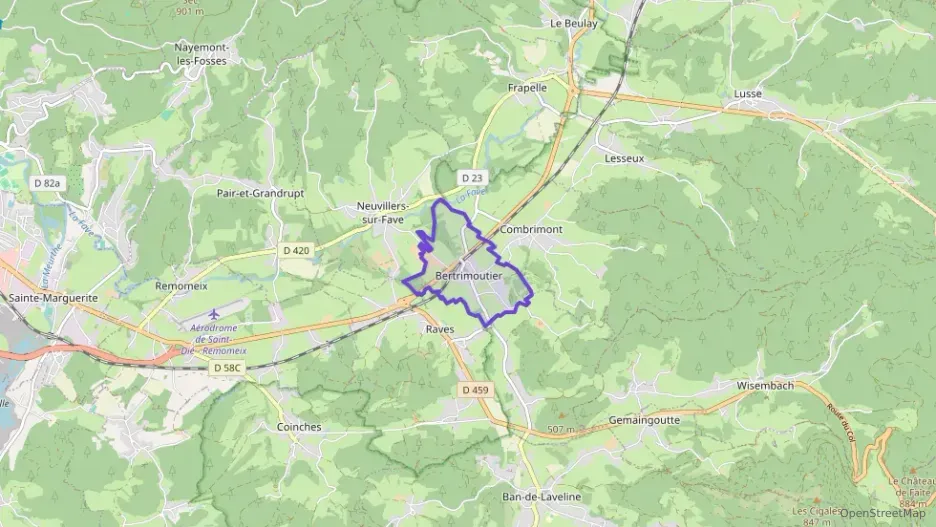 Appartement 60 m² quatre pièces à vendre à Bertrimoutier
