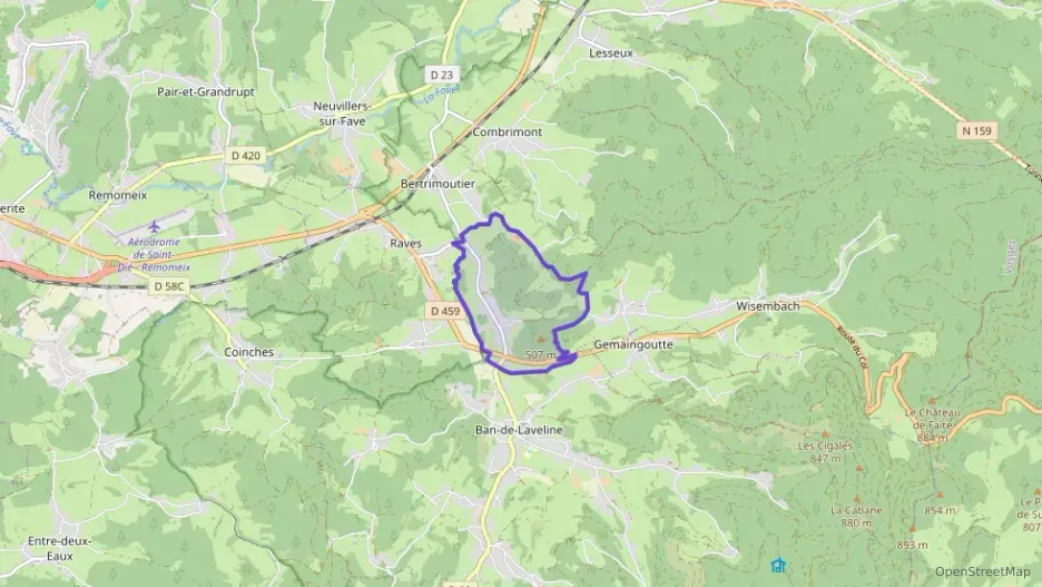 Appartement 107 m² quatre pièces à vendre à Bertrimoutier
