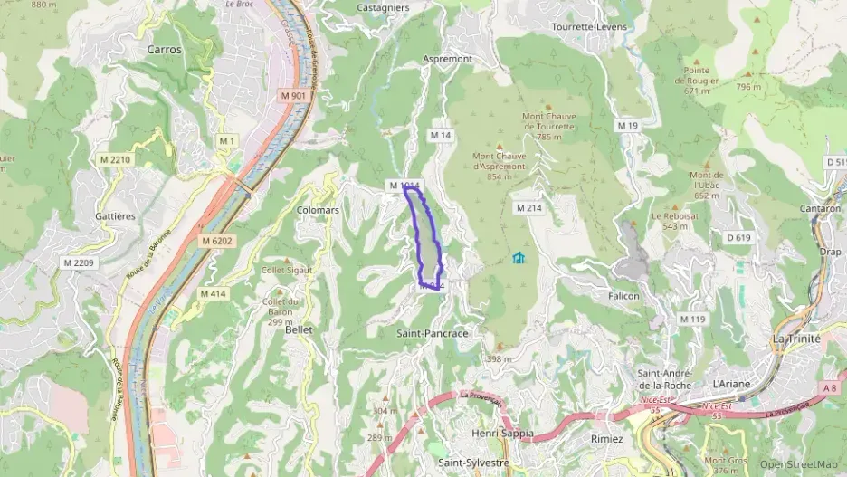 Appartement 92 m² quatre pièces à vendre à Colomars