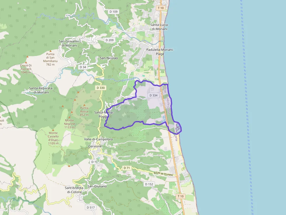 Appartement 58 m² trois pièces à vendre à Santa-Maria-Poggio