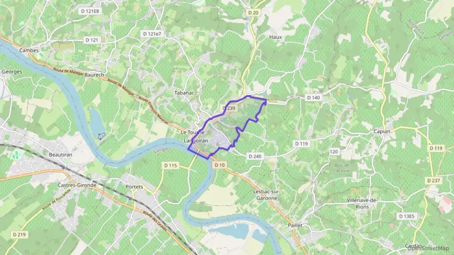 Appartement 60 m² trois pièces à vendre à Langoiran