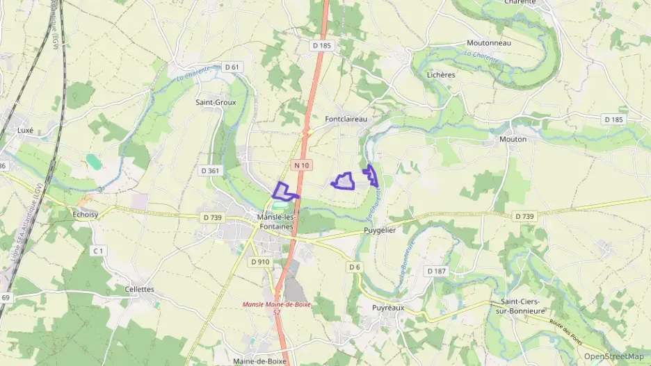 Appartement 56 m² deux pieces à vendre à Fontclaireau