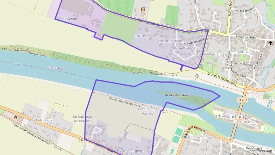 Appartement 73 m² quatre pièces à vendre à L`Île-Bouchard