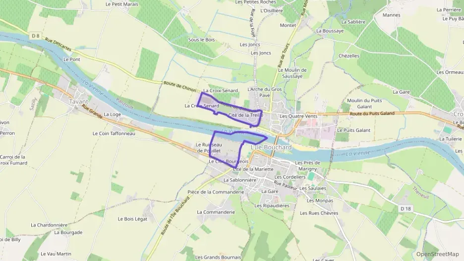 Appartement 62 m² trois pièces à vendre à L`Île-Bouchard Appartement 62 m² trois pièces à vendre à L`Île-Bouchard