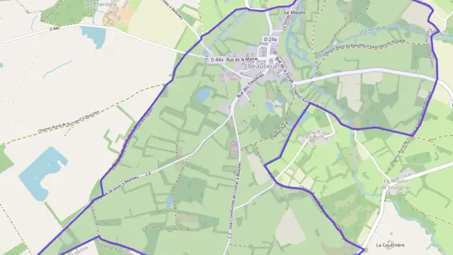 Appartement 118 m² quatre pièces à vendre à Beaulieu