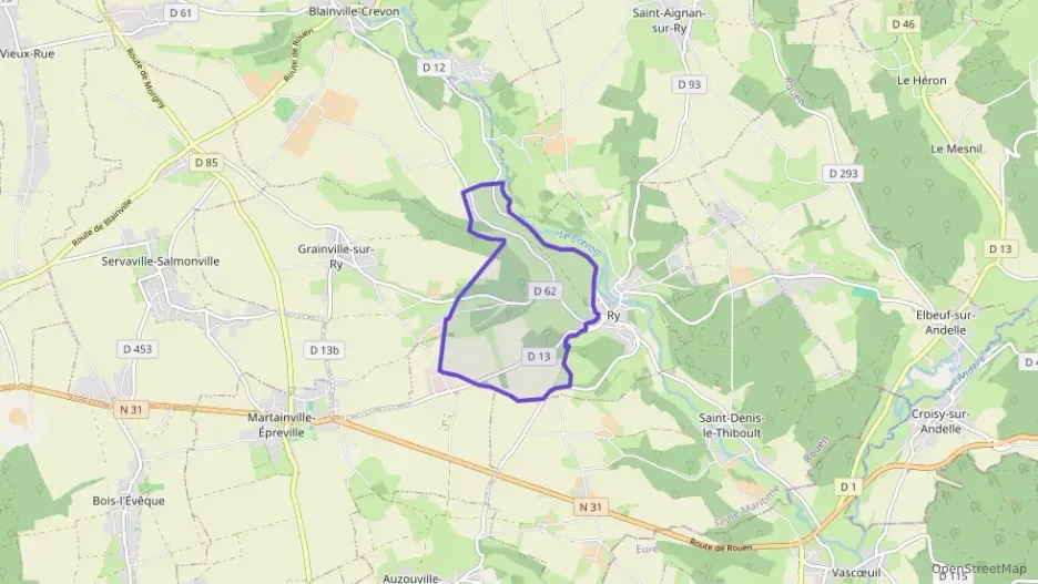 Appartement 56 m² trois pièces à vendre à Ry Appartement 56 m² trois pièces à vendre à Ry