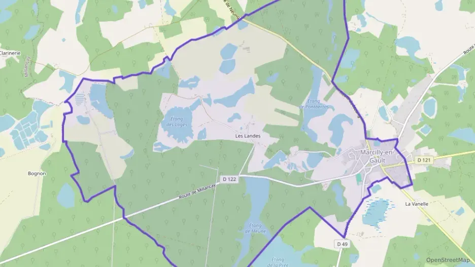 Appartement 55 m² trois pièces à vendre à Marcilly-en-Gault Appartement 55 m² trois pièces à vendre à Marcilly-en-Gault