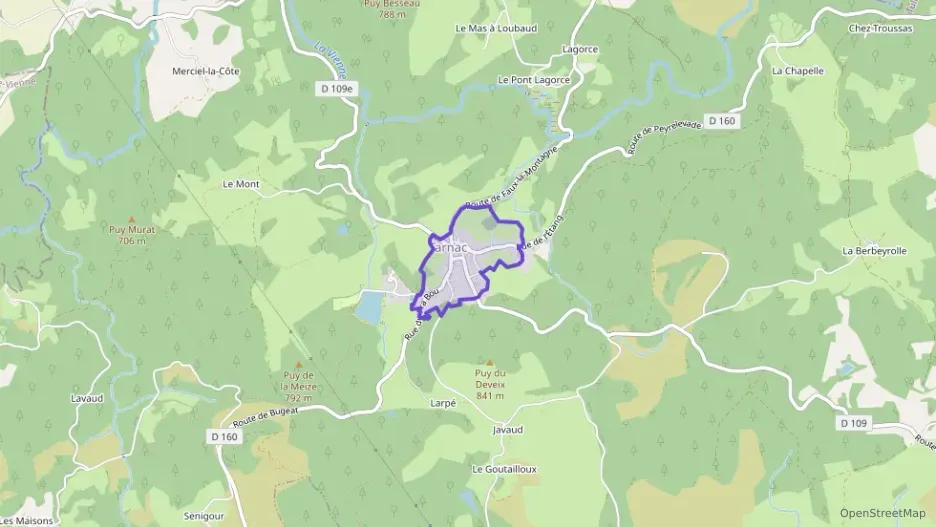 Appartement 50 m² trois pièces à vendre à Tarnac Appartement 50 m² trois pièces à vendre à Tarnac