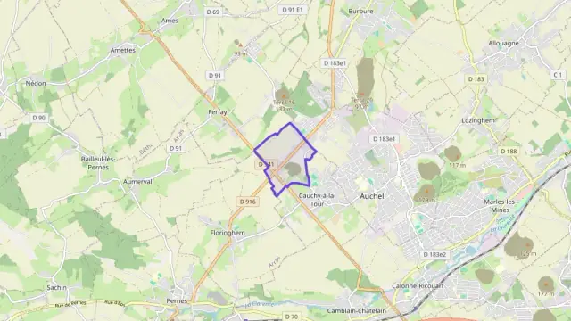 Appartement 89 m² 5 pièces à vendre à Cauchy-à-la-Tour