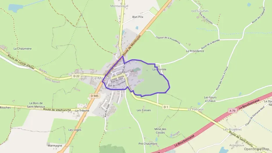 Appartement 56 m² trois pièces à vendre à Le Montet Appartement 56 m² trois pièces à vendre à Le Montet