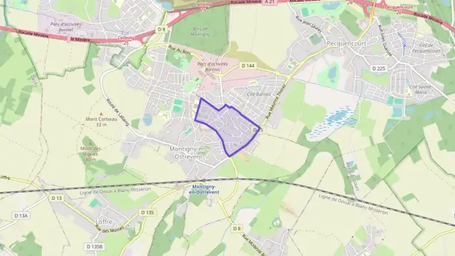 Appartement 54 m² deux pieces à vendre à Montigny-en-Ostrevent