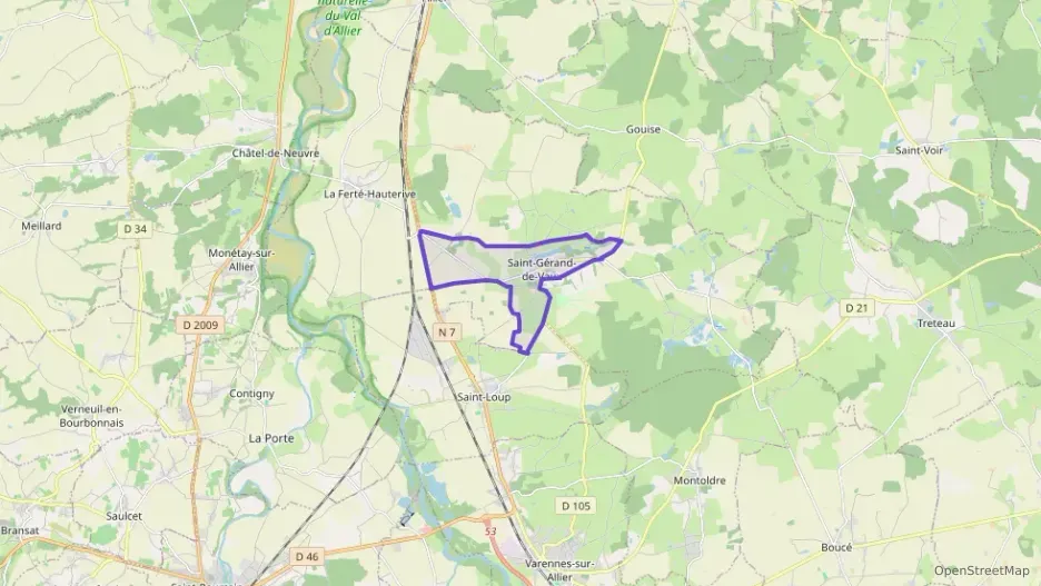 Appartement 60 m² trois pièces à vendre à Saint-Gérand-de-Vaux Appartement 60 m² trois pièces à vendre à Saint-Gérand-de-Vaux